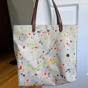 Madewell canvas transport tote